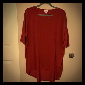 Lularoe Irma XL cranberry/wine